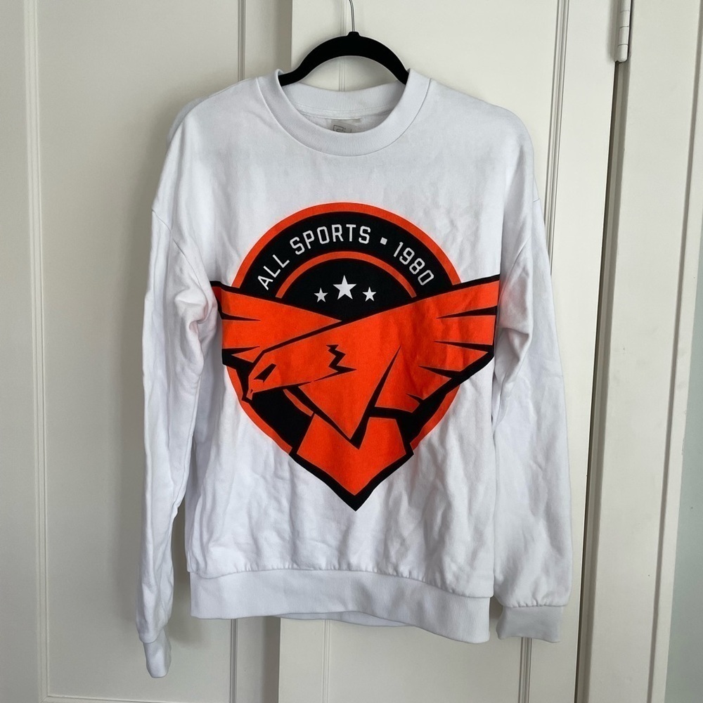 P.E Nation White Logo Sweatshirt